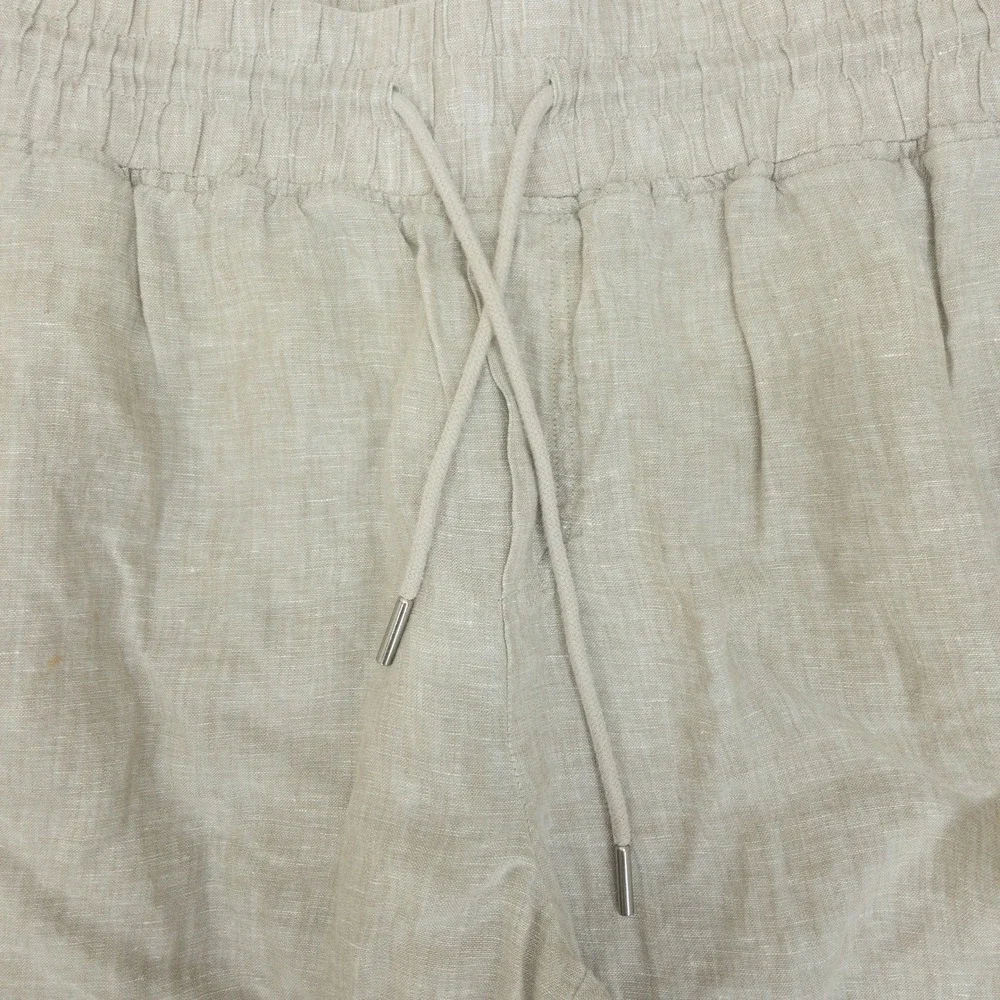 Quince 100% European Linen Wide Leg Pants Womens XL Flax Drawstring Casual SCENT